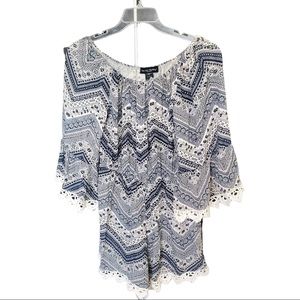 See You Monday boho romper XL